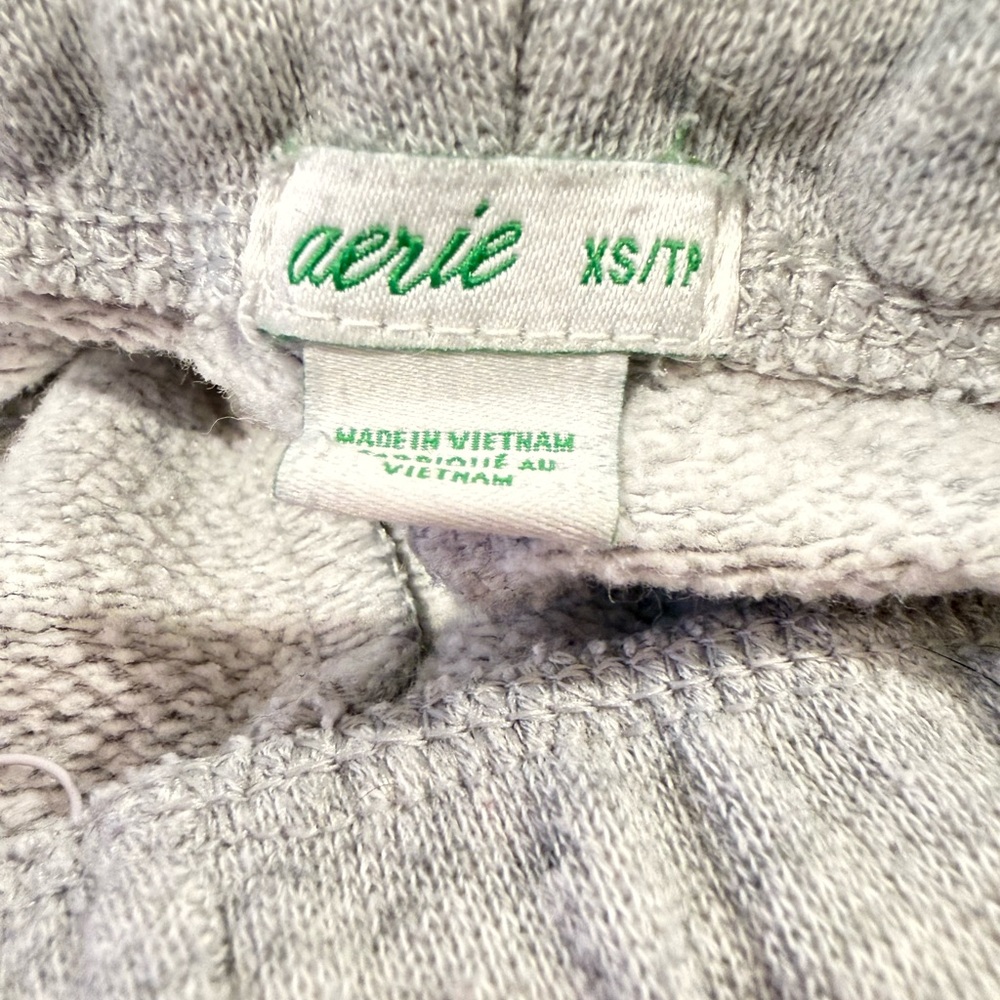 Excellent condition Aerie Ultra-Soft Cotton Jogger Sweatpants Gray Women’s XS - Picture 4 of 6